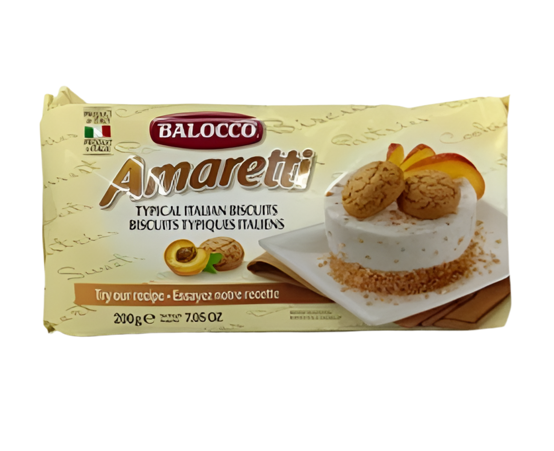 Balocco Amaretti Cookies 7.05Oz Italian Treats