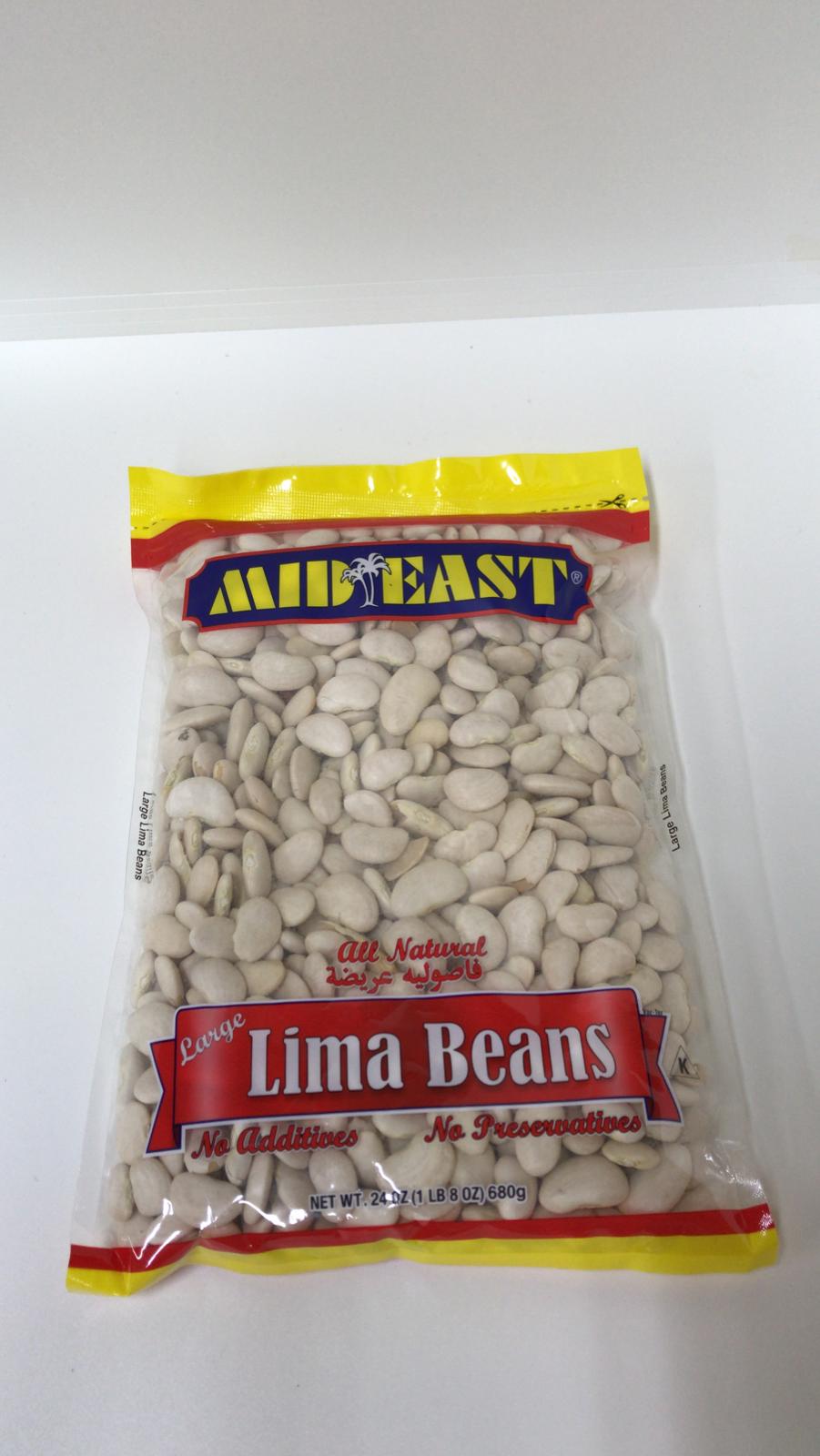 Mideast Lima Beans 24Oz