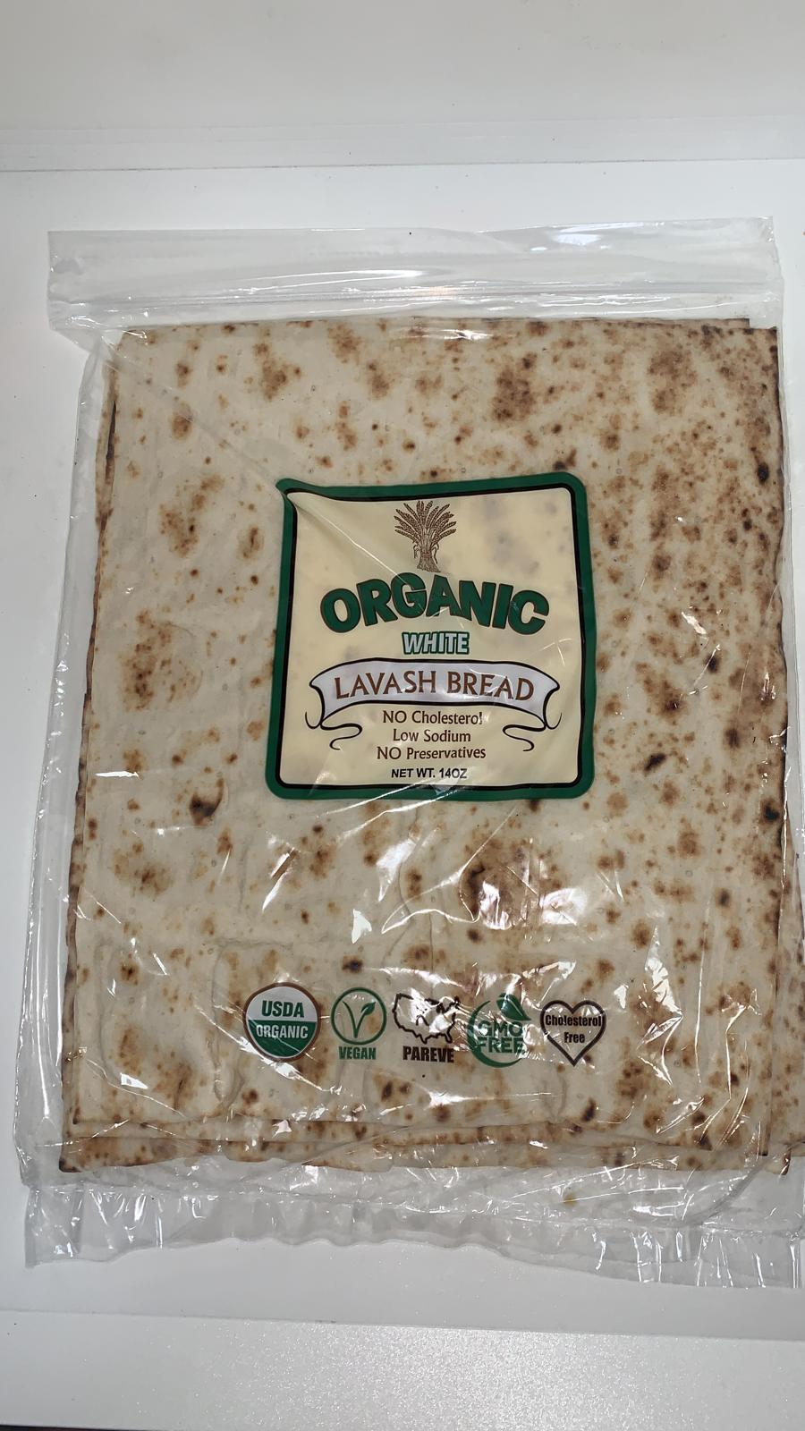 Organic White Lavash Bread 14Oz