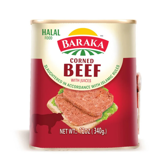 Baraka Corned Beef & Juices Halal 12 Oz