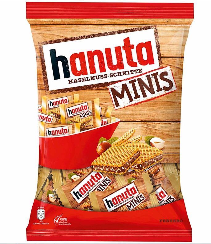 Hanuta Minis 200G Delicious Hazelnut Wafers Treat