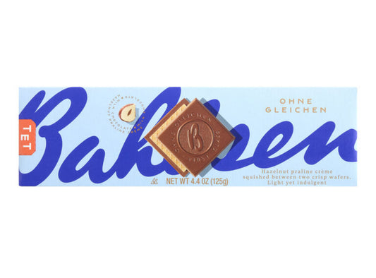 Bahlsen Chocolate Milk Wafer Hazelnut Praline Creme 4.4Oz