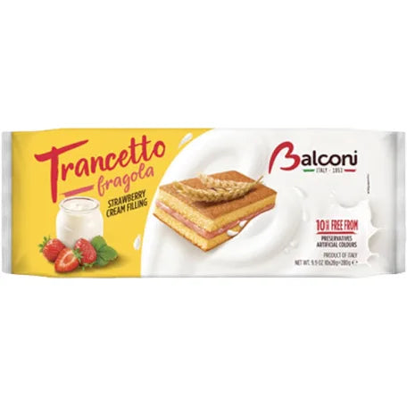 Balconi Trancetto Fragola 9.9Oz Strawberry Cakes