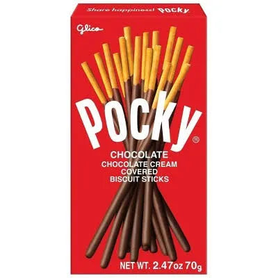 Glico Pocky Biscuit Sticks Chocolate Cream Covered 2.47Oz