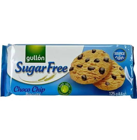 Gullon Sugar Free Choco Chip Cookies 4.4Oz Pack