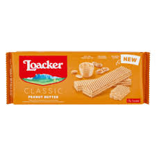 Loacker Gardena Peanut Butter Chocolate-Enrobed Wafer Cookie 175G