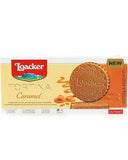 Loacker Tortina Caramel Chocolate Coated Wafer 4.44Oz