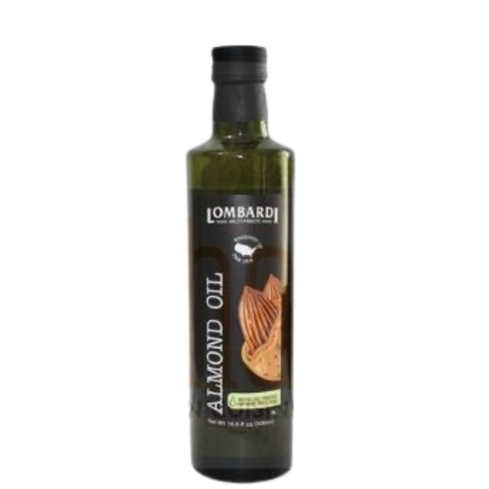 Lombardi Almond Oil Pure Cold Pressed 16.9 Fl Oz