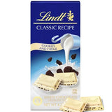 Lindt Classic Recipe Cookies And Creme White Chocolate Candy Bar 4.2Oz