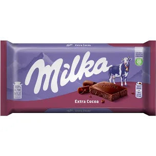 Milka Extra Cacao Chocolate Bar Indulgent Swiss Treat