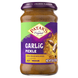 Patak'S Garlic Pickle Medium Heat Spicy Condiment 300G