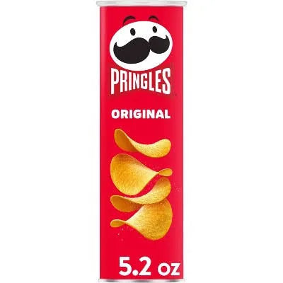 Pringles Original Flavored Potato Crisps Chips 5.2Oz Snack