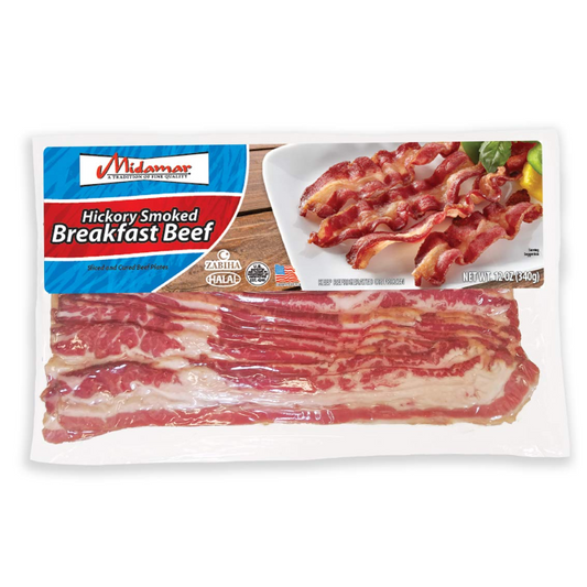 Midamar Hickory Smoked Breakfast Beef Strips 12 oz