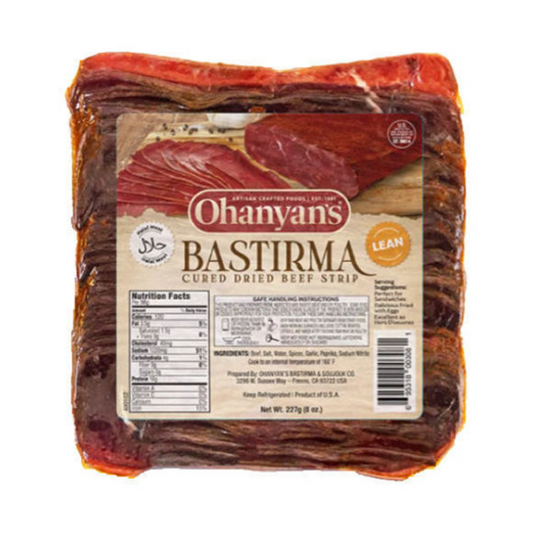 Bastirma Cured Beef Strips