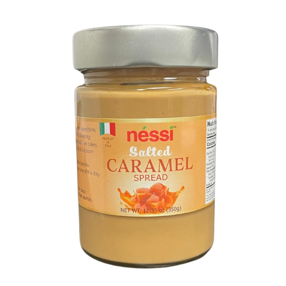 Néssi Salted Caramel Spread – Creamy, Rich, And Perfectly Balanced (350G / 12.35 Oz / 0.77 Lb)