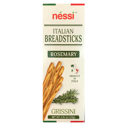 Néssi Rosemary Italian Breadsticks – Crispy Artisan Snack 4.4Oz